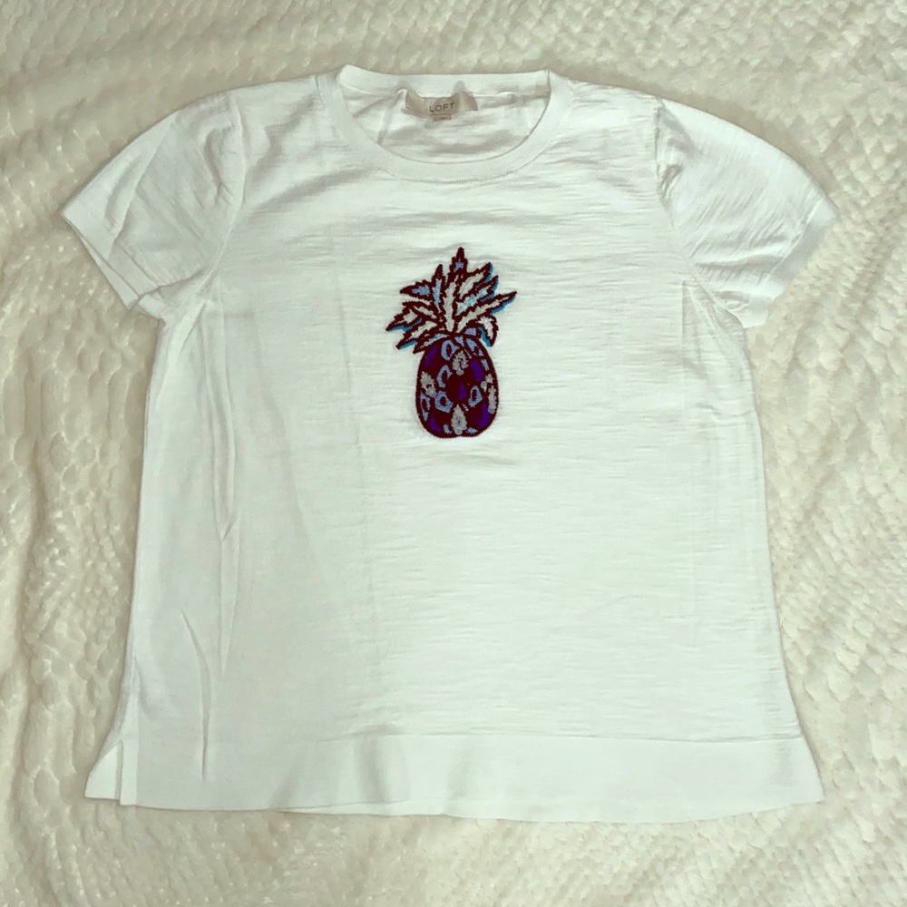 ⭐️LOFT Pineapple Top